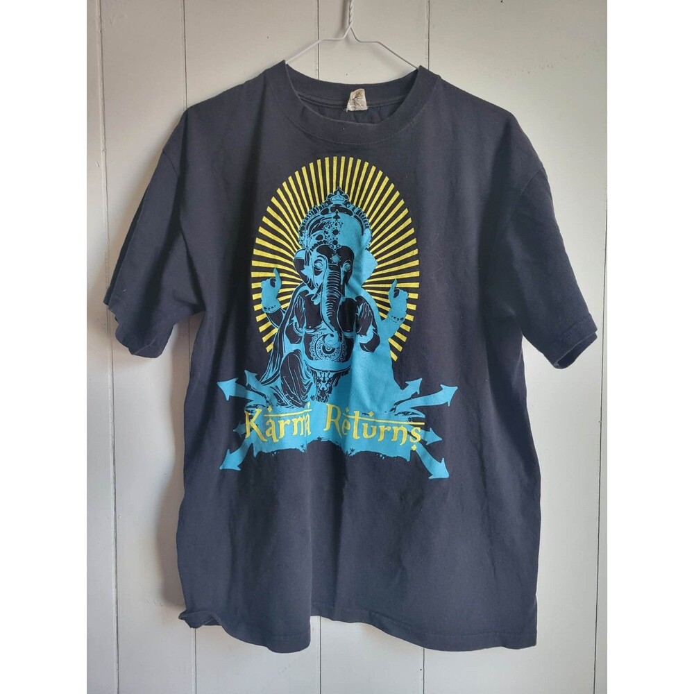 Vintage Anvil Brand Y2k Karma Returns Shirt Tshirt L